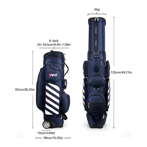 new function stand golf bag with whee