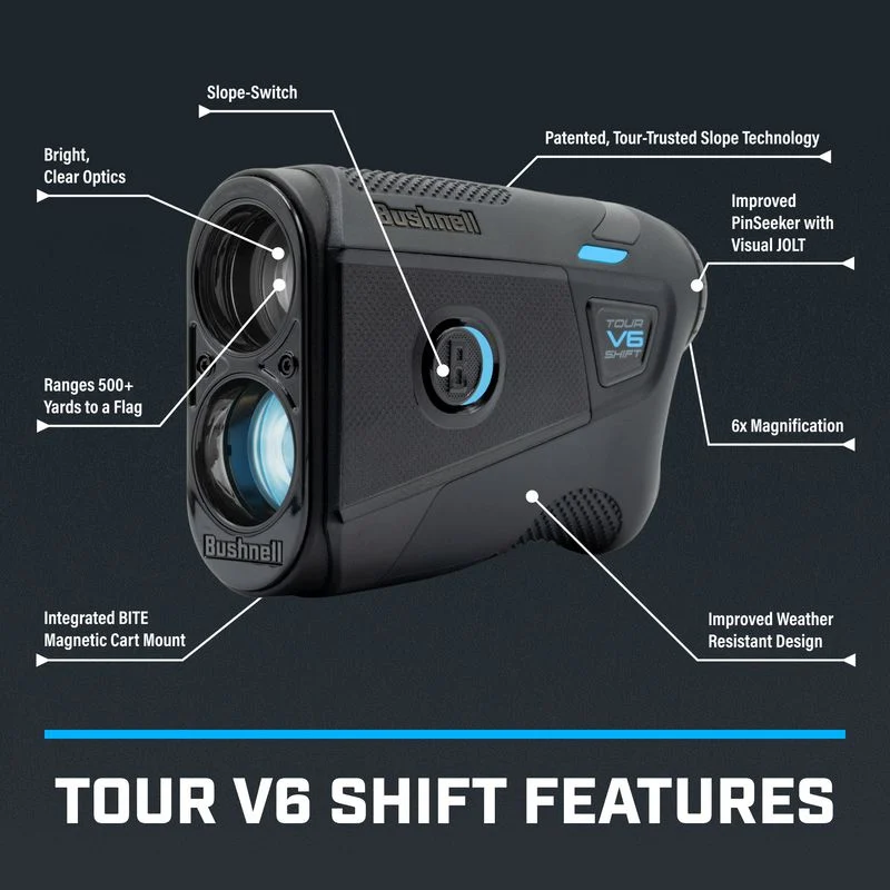 Ống nhòm đo khoảng cách Bushnell Tour V6 Shift 16