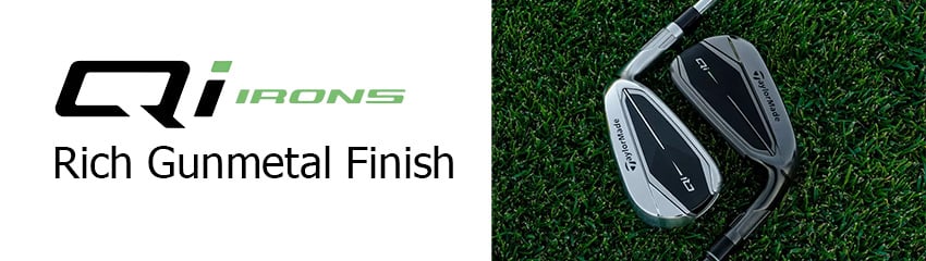 198-3 Công nghệ Rich Gunmetal Finish của Bộ gậy sắt Qi Gunmetal Edition | TaylorMade
