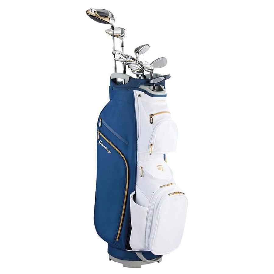 Bộ gậy golf nữ full set Kalea Gold Blue/White LADY | TaylorMade 3 Bộ gậy golf nữ full set Kalea Gold Blue/White LADY | TaylorMade