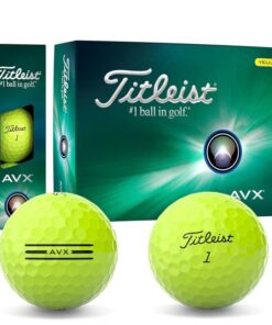 Hộp 12 bóng golf AVX 3 lớp vàng 2024 | Titleist