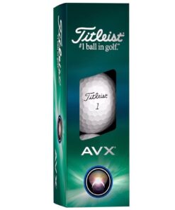 Hộp 12 bóng golf AVX Trắng 3 lớp 2024 | Titleist 5 Hộp 12 bóng golf AVX 3 lớp 2024 | Titleist