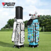 Túi đựng gậy golf du lịch PGM QB186 vỏ cứng in hình hoạt hình, dạng túi kéo có bánh xe