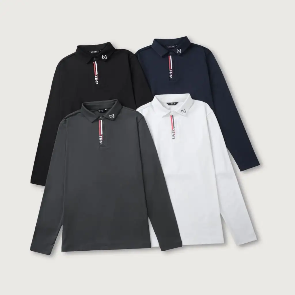 Áo Polo Dài Tay Nam Luves – Thiết Kế Slim Fit Hiện Đại, Chất Liệu Cao Cấp | Mã: LADM002