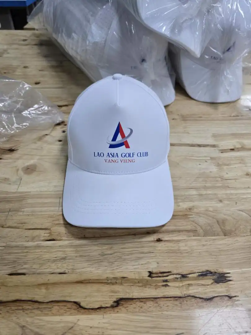Mũ golf Polyester Spandex in logo theo yêu cầu