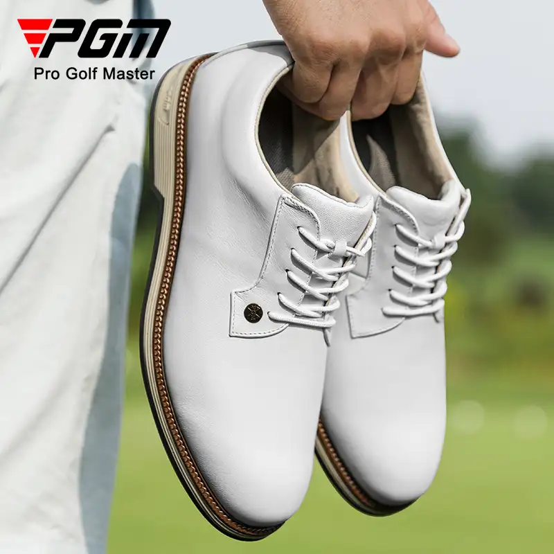 Giày golf nam thời trang, đi chơi dây buộc cao cấp PGM XZ388