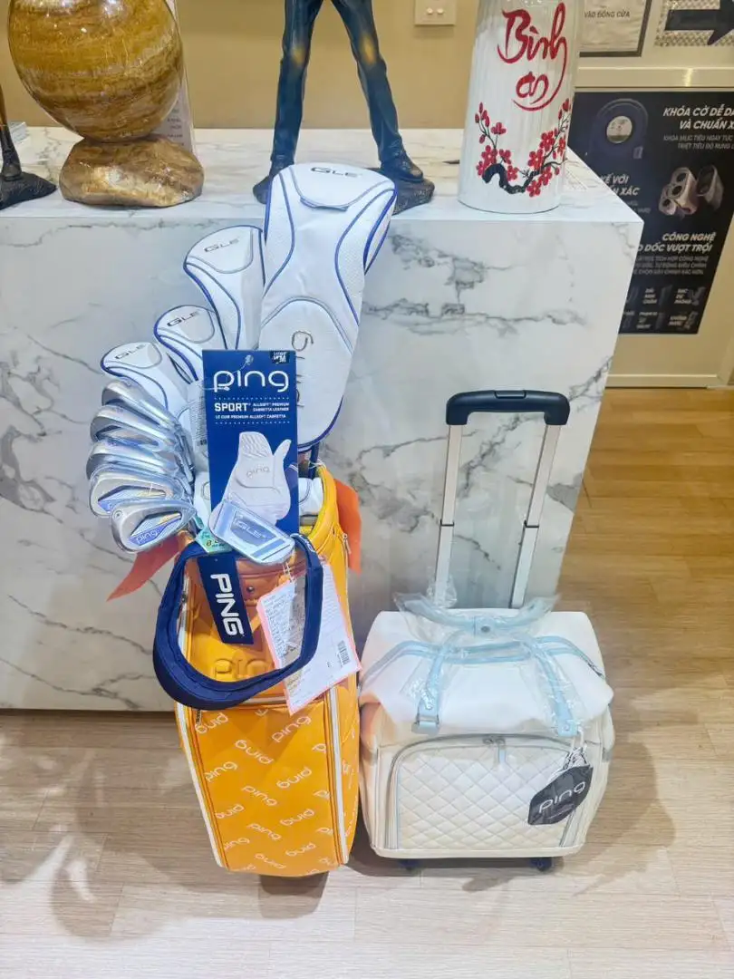 Golf Chính Hãng - Siêu thị Quần áo Golf và Phụ kiện Golf 19 Fullset Ping Gle4 Ladies 2026 11 gậy kèm tặng túi và bộ quà tặng